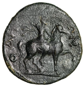 Hadrian AE21 von Odessos, Thrakien "Kaiser zu Pferd" rar - Bild 1 von 5