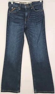 Ariat Boys Jeans B4 Relaxed Bootcut Size 10R Adjustable Waistband Jeans Stretch. - Picture 1 of 20