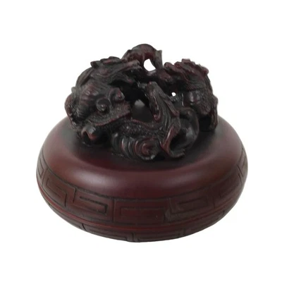 Китайский Vermilion чернила подушечка Shuniku винтажный красный печать контейнер чехол Dragon коричневый SZ65 - Изображение 1 из 4