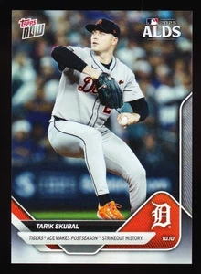 Tarik Skubal Tigers Postseason Strike Out History vs Mariners 2025 Topps Now 851 - Bild 1 von 2
