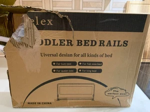 Grelex Kleinkind Bettgitter Schutz - 51" x 23" - grau Universal Bettgröße Sicherheitssystem - Bild 1 von 4