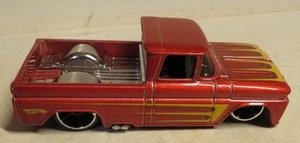 RARE Hot Wheels Red Custom '62 Chevy Pickup 1/64 Exclusive 10 PK Pick Up Truck - Picture 1 of 16