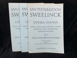 SWEELINCK Opera Omnia (Complete Works) Vol. 1 Parts 1-3 Instrumental Works - VNM - Picture 1 of 17