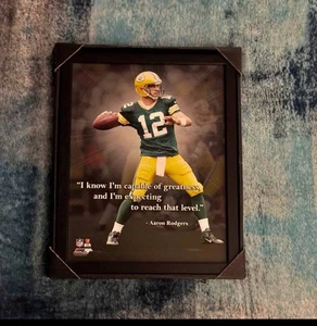 Aaron Rodgers Green Bay Packers NFL licensed 12x15 wall hanging picture frame - Picture 1 of 1