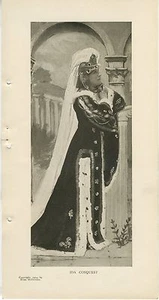 1904 Ida Conquest 6x12 Vintage Printed Photo of Stage Actress - Bild 1 von 1