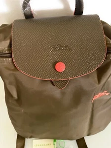 Longchamp Le Pliage Original M Backpack Army Green - Picture 1 of 7