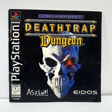 Deathtrap Dungeon Sony PlayStation PS1 Original Instruction Booklet Manual