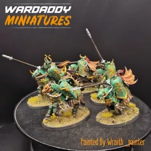 Pro painted warhammer AOS Chaos Knights ×5 Age Of Sigmar Games Workshop - Picture 1 of 4