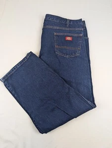Dickies Jeans Men's 42x29 Straight Blue Med Wash Denim Cotton. Nice/Clean - Picture 1 of 19