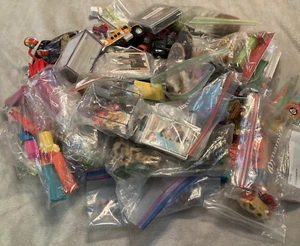 Huge Lot of Vintage Toys Junk Drawer PEZ, Fast Food, Figures, Many Cards 75-100 - Picture 1 of 23