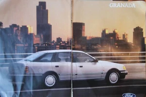 1987 FORD range brochure extract - GRANADA , GL, GHIA, 4X4, TAXI & SCORPIO F05 - Picture 1 of 4