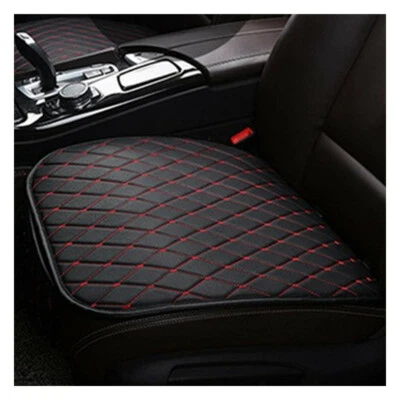 Juego de 4 fundas de asiento de automóvil cojín de cuero PU para automóvil kit interior de protección de estaciones Foto 1 de 4