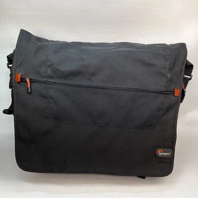 Bolso Mensajero de Hombro para Computadora Portátil LowePro Negro y Naranja ¡Muy Limpio! Foto 1 de 4