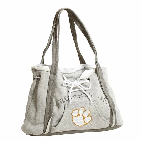 Ladies Embroidered Hoodie Purse Handbag - Clemson Tigers - NCAA Cover