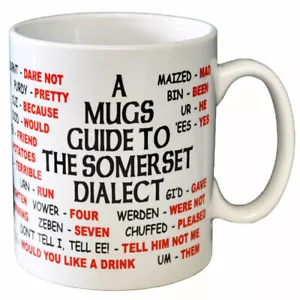 Somerset Dialect Translator Ceramic Coffee Mug - can be personalised - Picture 1 of 7