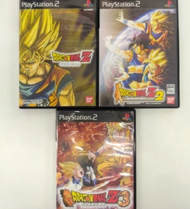 Lot 3 Dragon Ball Z Z2 Z3 Set PlayStation 2 PS2 JpGames NTSC-J - Picture 1 of 7