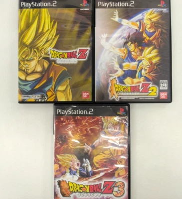 Lot 3 Dragon Ball Z Z2 Z3 Set  PlayStation 2 PS2 JpGames NTSC-J - Image 1 of 4