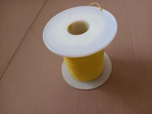 100m Schaltdraht Wire-Wrap- Draht AWG26 0,4mm Kynar® PVDF PTFE Teflon® Gelb - Bild 1 von 2