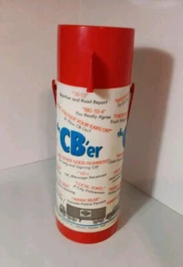 Vintage Thermos The CBer Truckers 1976 Aladdin Quart Size Plastic - Picture 1 of 8