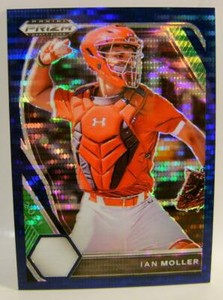 IAN MOLLER /5 BLUE PRIZM DRAFT PANINI BASEBALL 2021