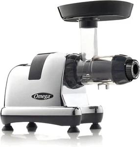 Omega J8006HDC Cold Press Juicer Machine Slow Masticating 200W Chrome - Picture 1 of 4