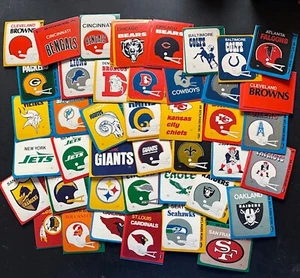 1980 FLEER NFL Team Action Hi-Gloss Logo Stickers Decal Patches YOUR CHOICE - Picture 1 of 79
