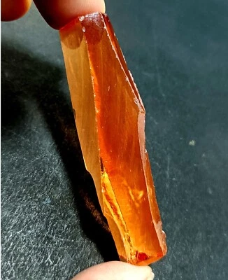 认证 219.45 克拉天然橙色锆石生粗糙柬埔寨面宝石 — 第 1/4 张图片