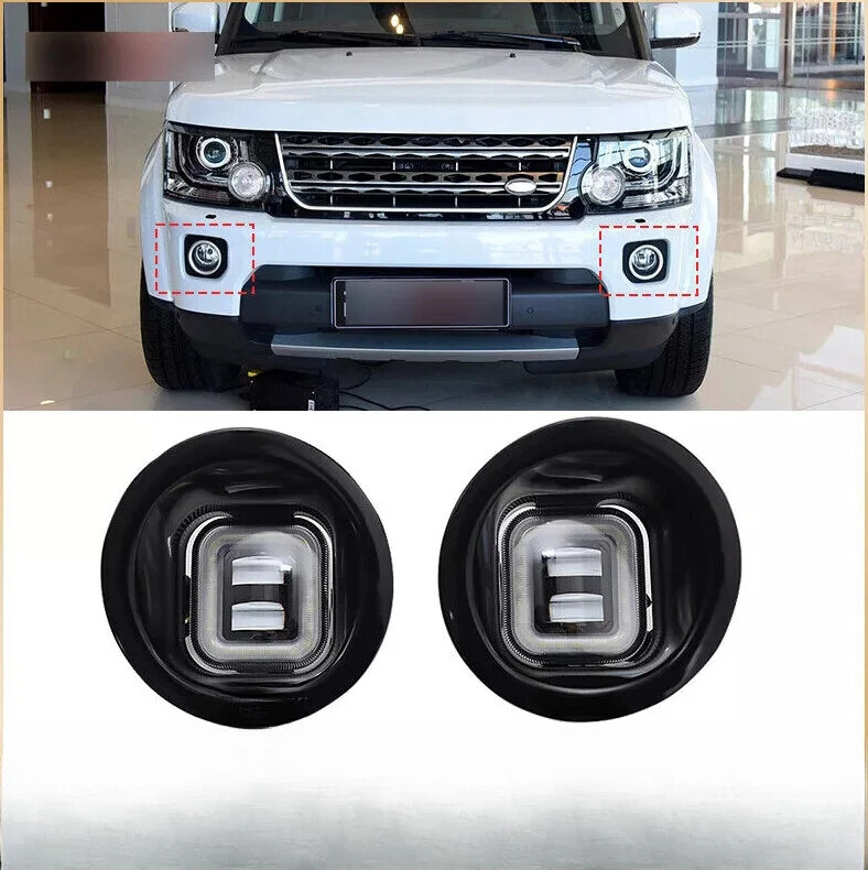 Par de luces antiniebla delanteras LED para Land Rover Discovery 4 LR4 2010-2013 Foto 1 de 4