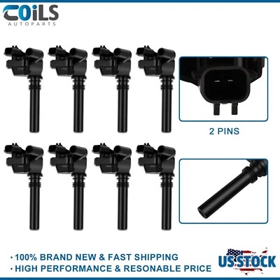 8 bobinas de encendido para Dodge Ram 1500 3,7 L 4,7 L 5,7 L Ram 2500 3500 2003-2005 Foto 1 de 4