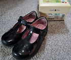 Used Girls Start Rite Black Patent School Shoes 65 F Infant Immaculate