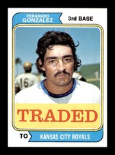 1974 Topps Traded Fernando Gonzalez #649T Kansas City Royals