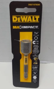 Dewalt Max Impact 7/16" Zoll magnetischer Mutterndreher 1/4" Zoll Schaft - NEU - Bild 1 von 5