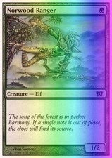 Magic the Gathering MTG Norwood Ranger (271) Eighth Edition   LP FOIL