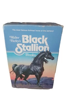 The Black Stallion Box Set Of 4 Paperback Books 1970's Walter Farley - Picture 1 of 8