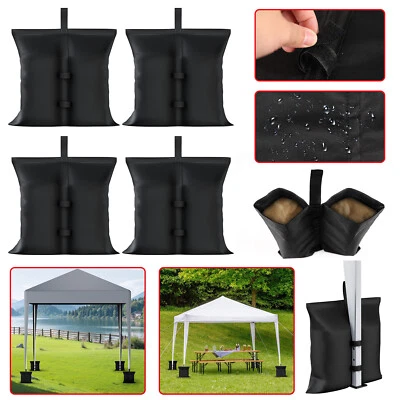 LOEFME Gazebo 4x Sand Bag Sandbag Weights Heavy Duty Feet Leg Pole Anchor Tent Marquee