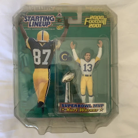NEW Starting Lineup 2000 NFL Kurt Warner Super Bowl MVP Rams Action Figure Cover
