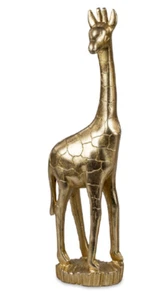 formano Giraffe 10x36cm Deko-Figur aus Kunststein, Antik Gold 756466 - Bild 1 von 1