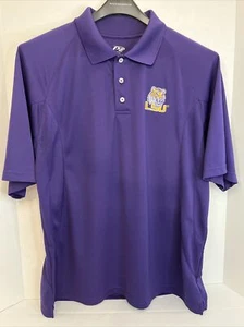 P2 By Pro Player Louisiana State University Tigers Purple Polo Men's Size XL - Picture 1 of 6