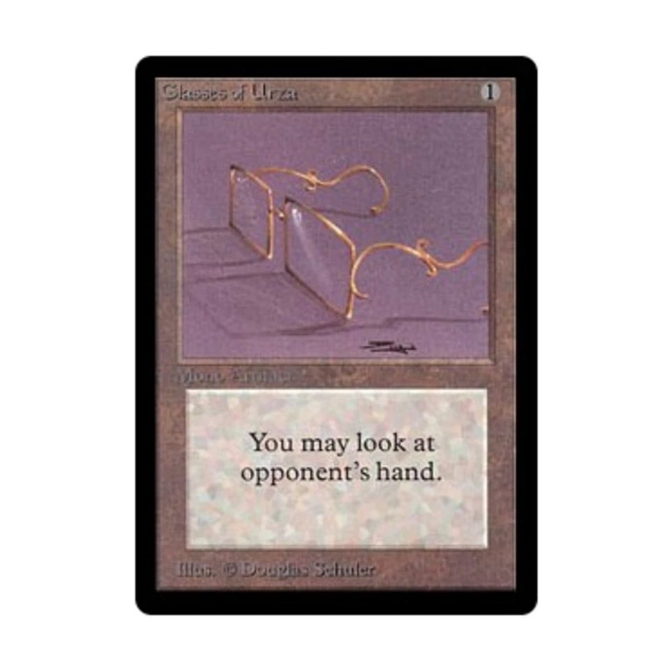 WOTC MtG Beta Glasses of Urza (U) Fair - Image 1 of 1