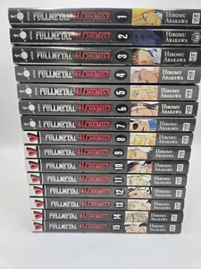 Fullmetal Alchemist Manga Set Vol 1-15 Hiromu Arakawa Inglés Lote De 15  - Imagen 1 de 5