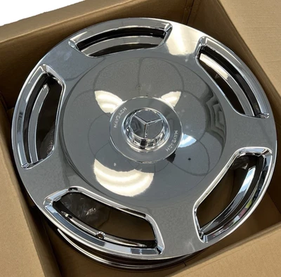 20" S680 MAYBACH STYLE L RIMS WHEELS FITS MERCEDES BENZ W221 W222 S CLASS - Image 1 of 2