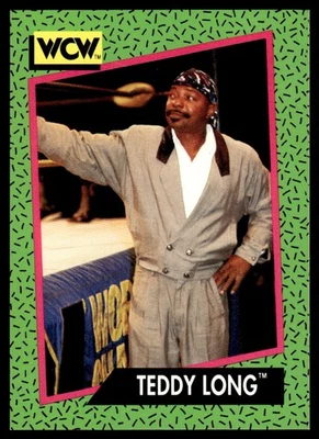 1991 Impel WCW Set Break Teddy Long #152 - Image 1 of 2