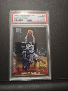 Stadium Club 1999-00 cromo #16 primer día edición Charles Barkley 81/100 PSA 10 - Imagen 1 de 3