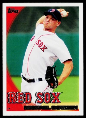 2010 Topps #499 Michael Bowden - Image 1 of 2