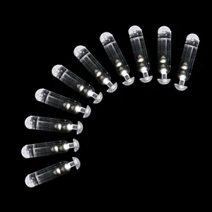 10pcs Worm Jig Fishing Lure Baits Rattles Insert Tube Rattles Shake Attract Fly - Picture 1 of 8