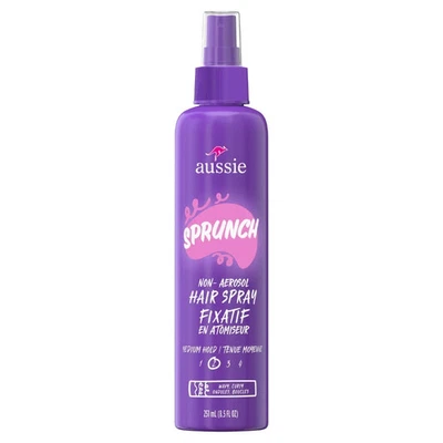 Aussie Sprunch Non-Aerosol Hair Spray for Curly Hair and Wavy Hair, 8.5 Oz-New - Image 1 of 4