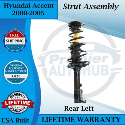 Puntal trasero izquierdo Monroe OEM para Hyundai Accent 2000-2005 garantía de por vida Foto 1 de 4