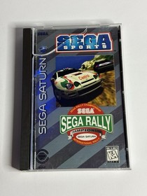 SEGA Sports Sega Rally Championship Sega Saturn CIB Manual 2 Player Arcade Racer