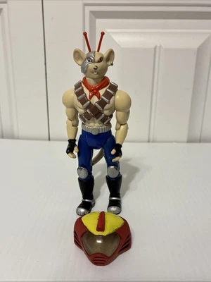 Boneco vintage Biker Mice From Mars Galoob 1993 VINNIE com capacete VEJA FOTOS - Imagem 1 de 4