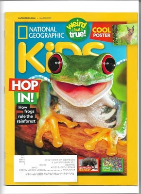 National Geographic Kids Magazine March 2021 - How Frogs Rule the Rainforest - Image 1 of 2